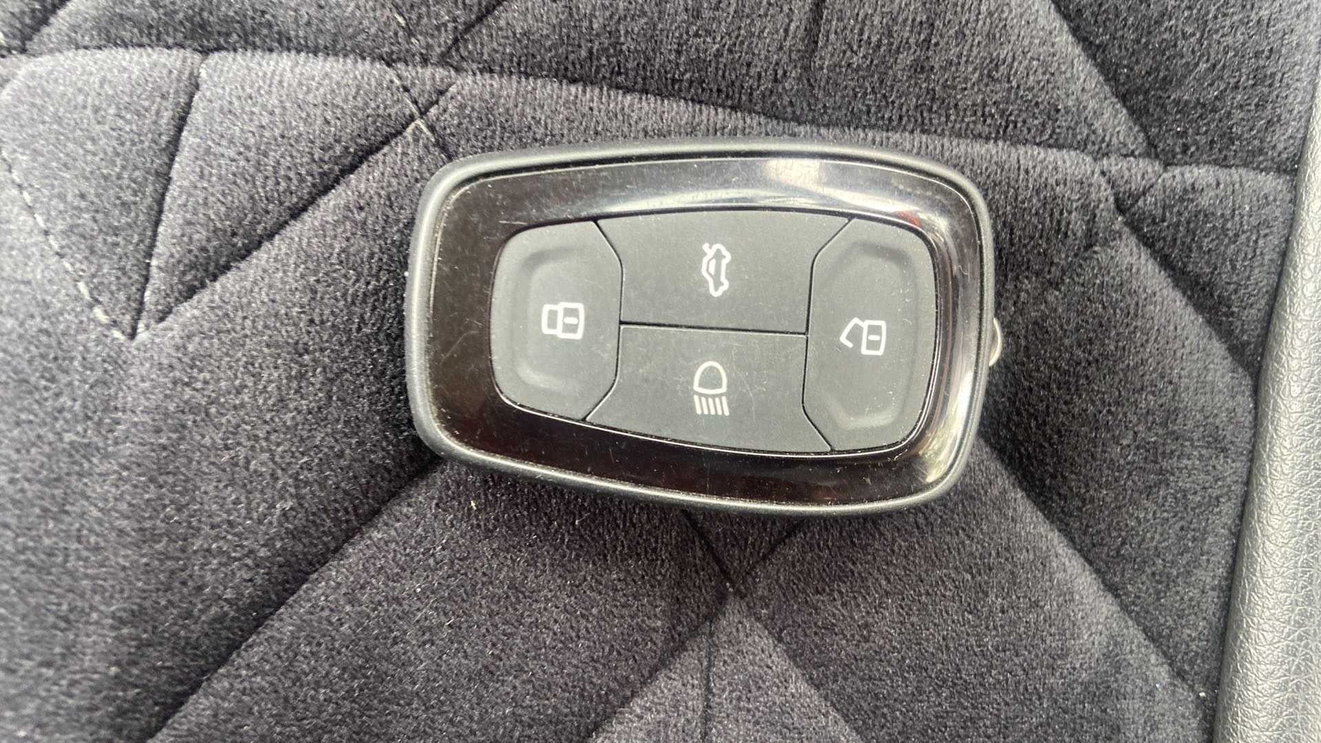 Close-up of the central control panel of a Tata Punch