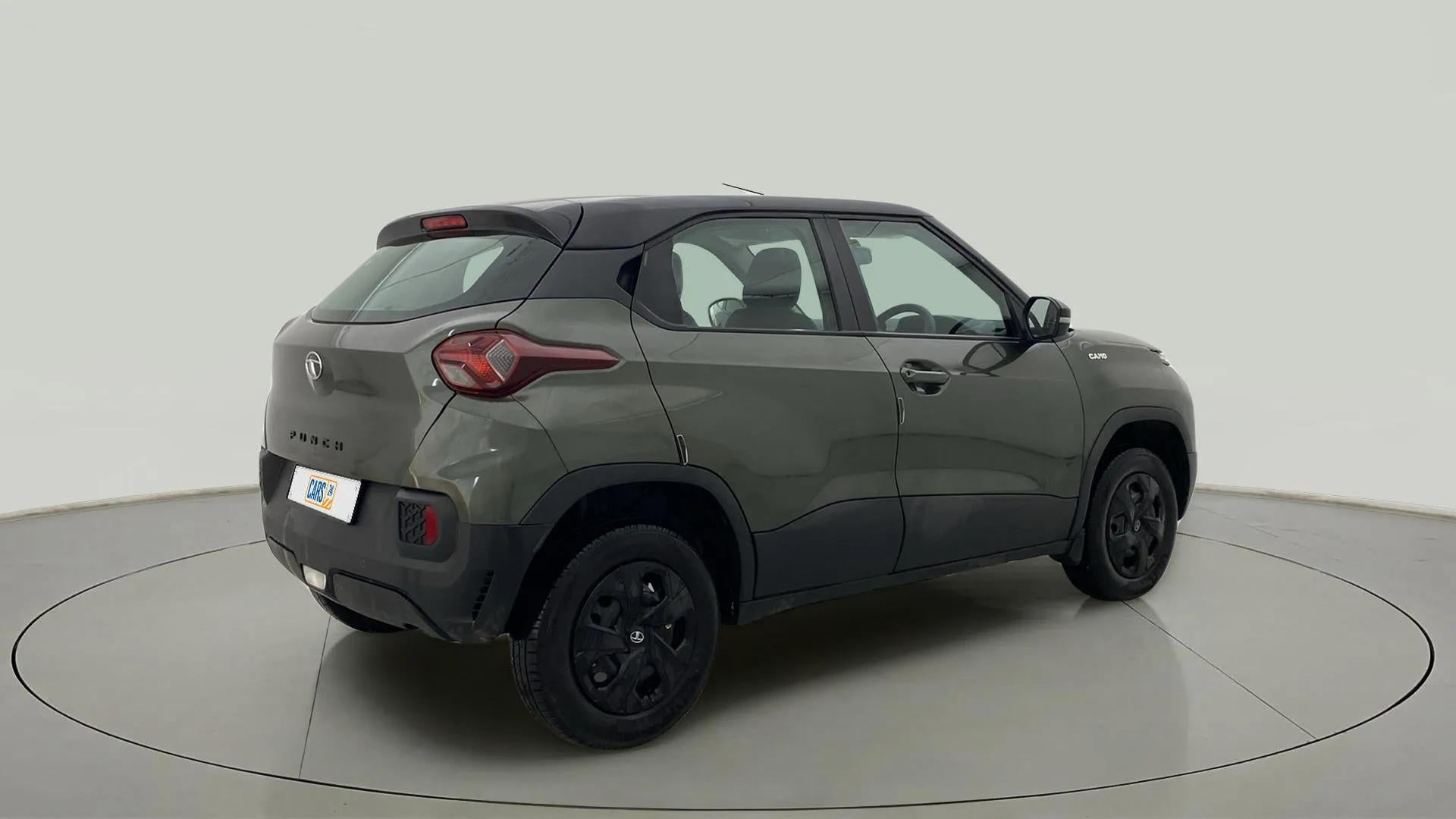 Rear three-quarter view of a Tata Punch