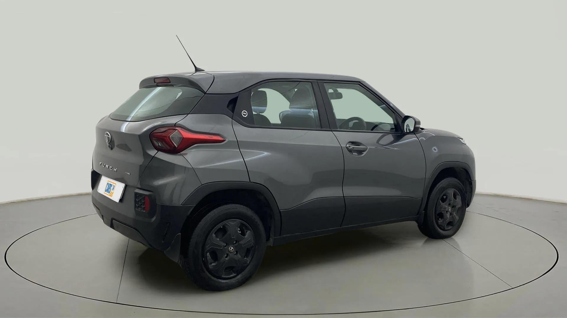 Rear three-quarter view of a Tata Punch