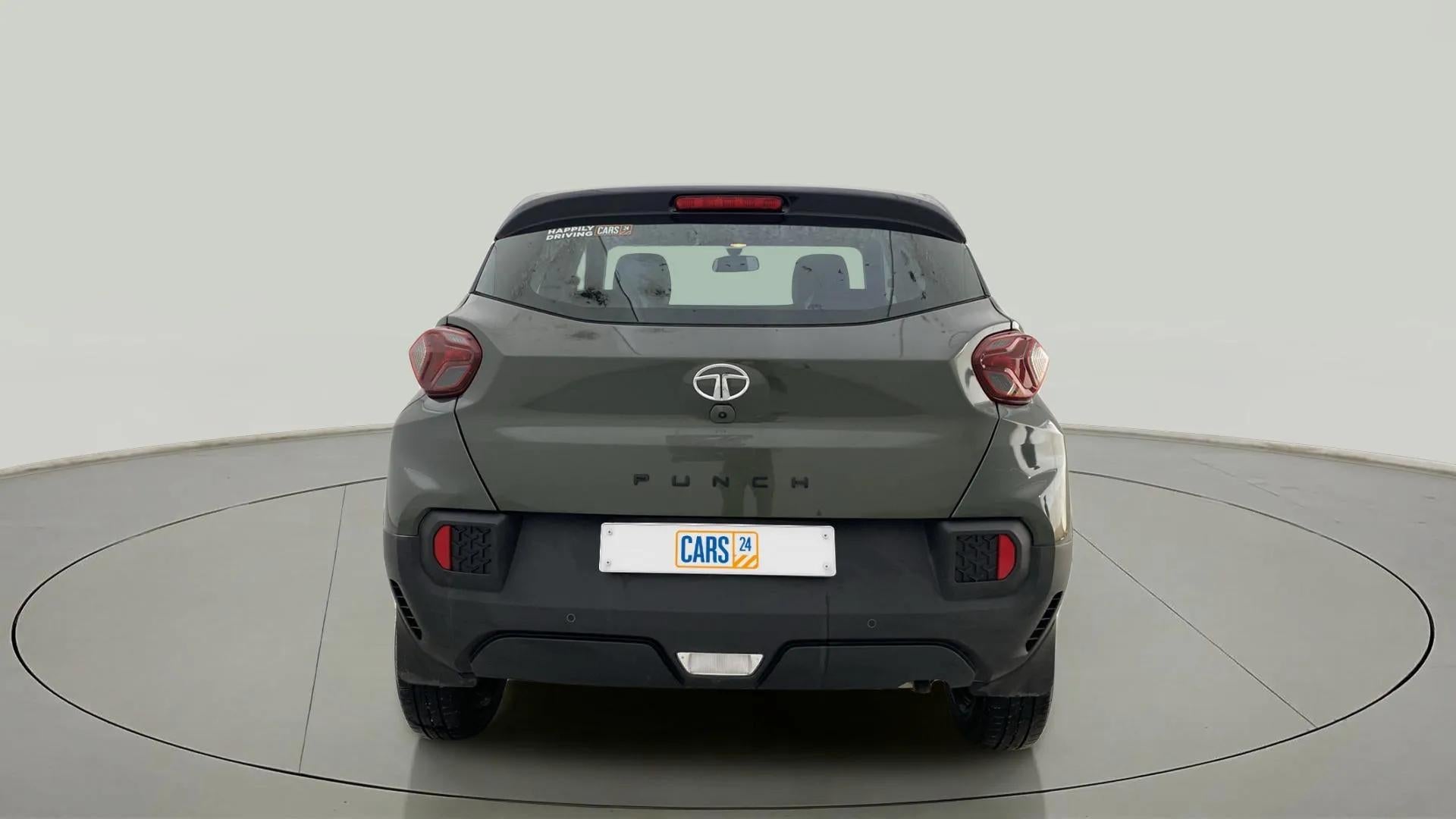 Rear view of a Tata Punch