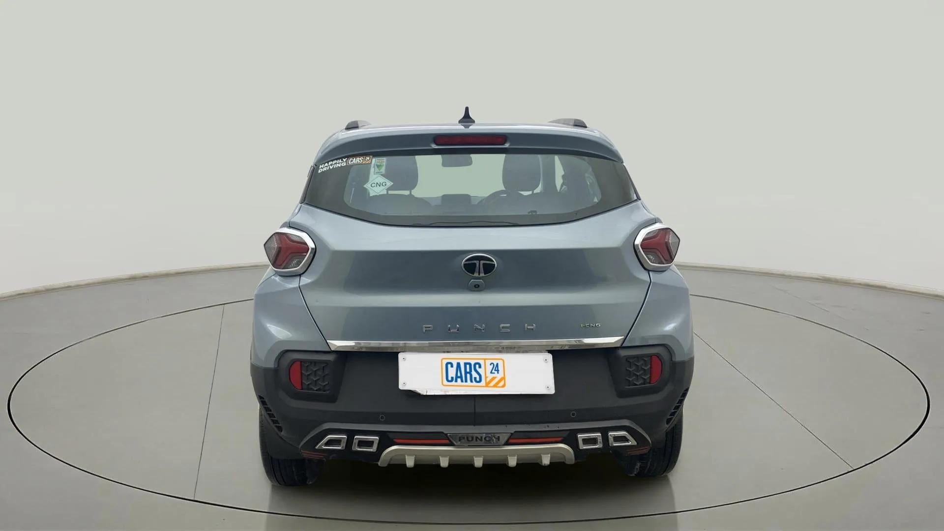 Rear view of a Tata Punch