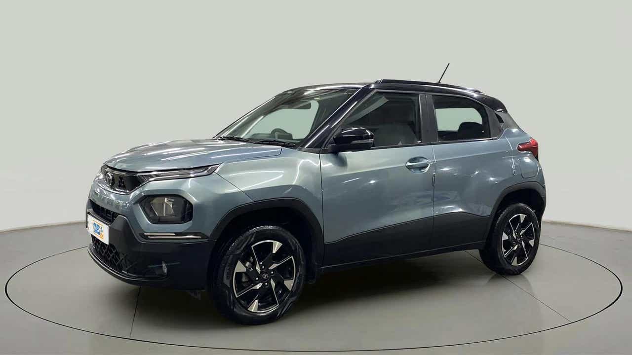 Front three-quarter view of a Tata Punch