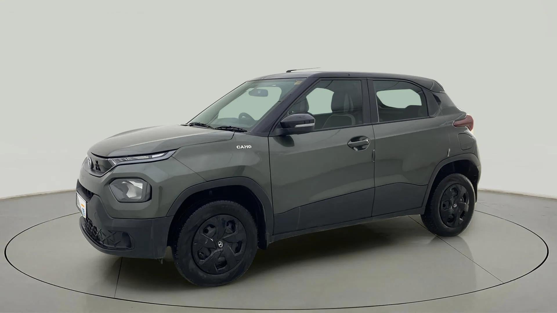 Front three-quarter view of a Tata Punch