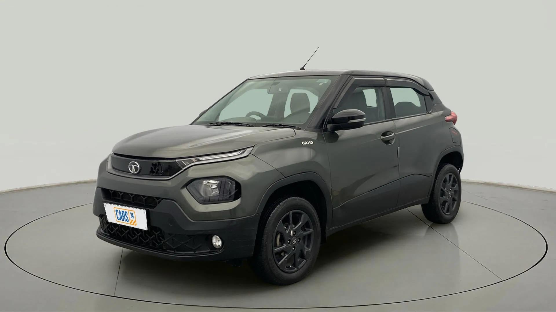 Front three-quarter view of a Tata Punch