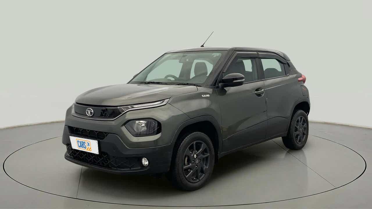 Front three-quarter view of a Tata Punch