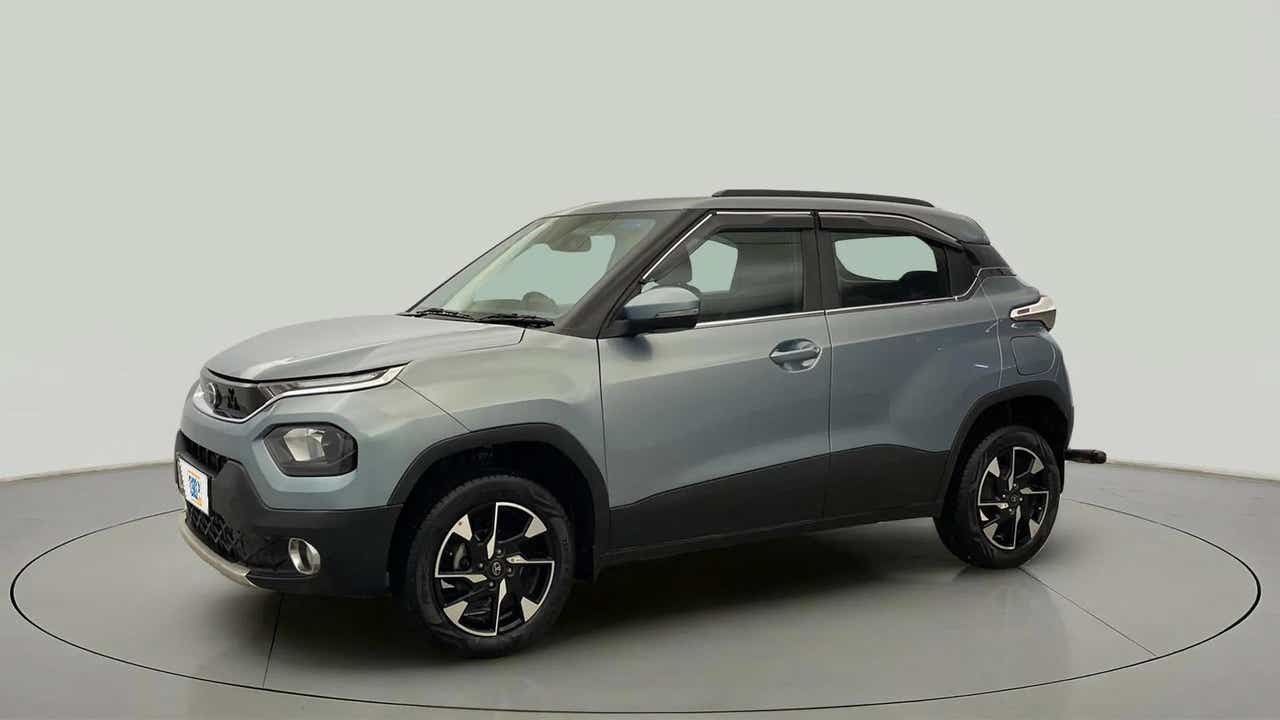 Front three-quarter view of a Tata Punch