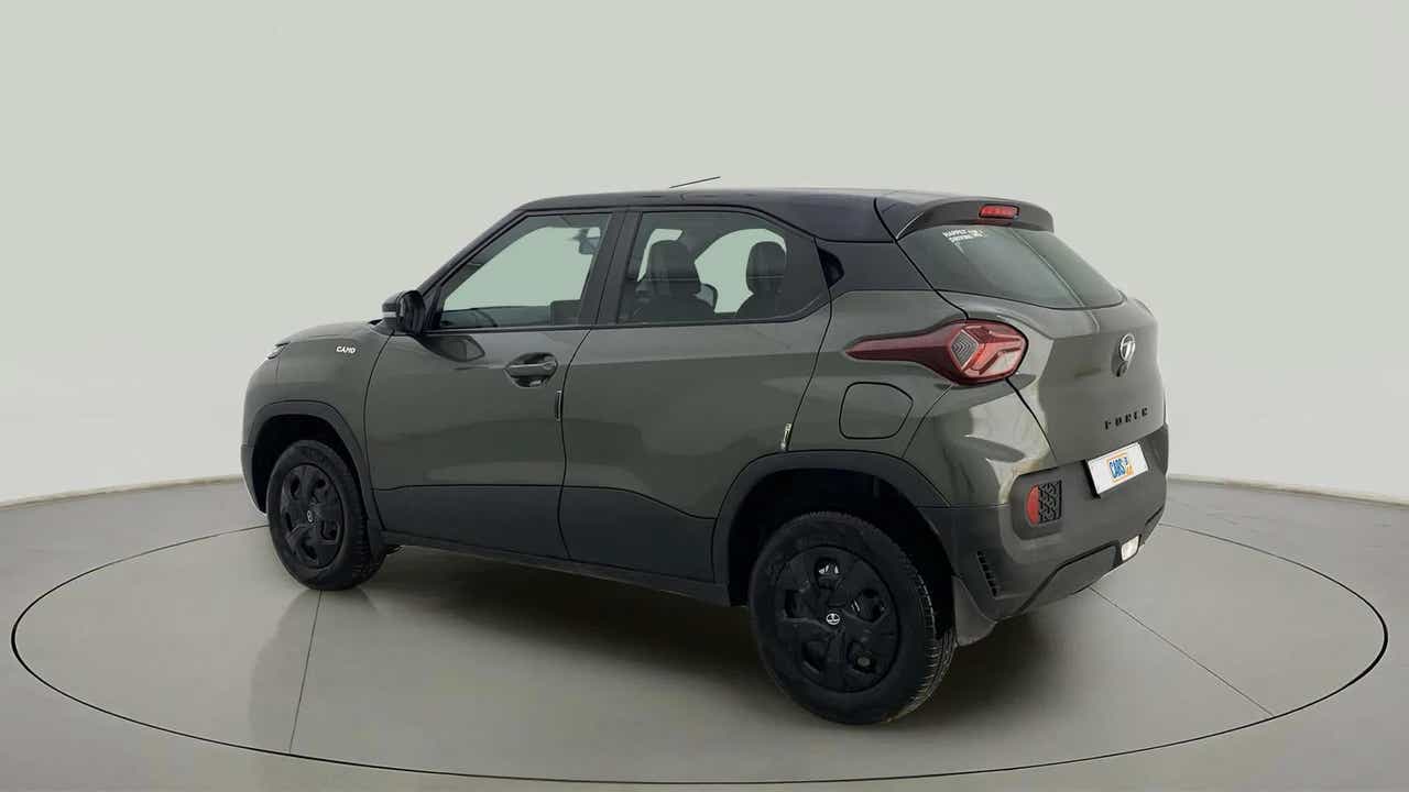 Rear three-quarter view of a Tata Punch