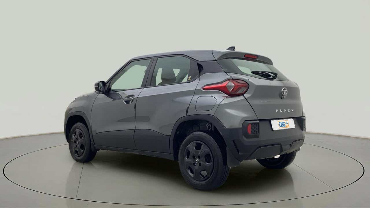 Rear three-quarter view of a Tata Punch