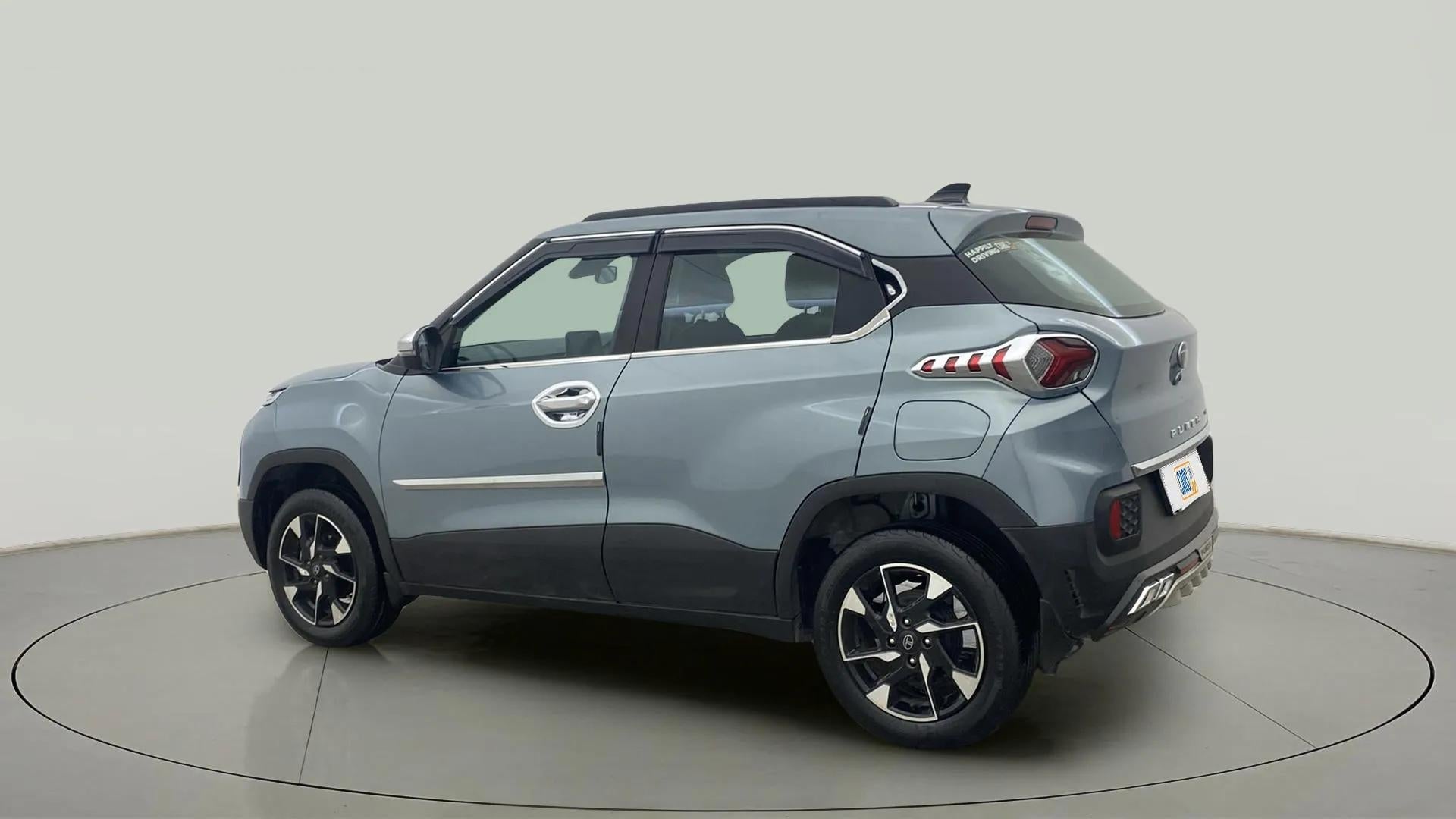 Rear three-quarter view of a Tata Punch