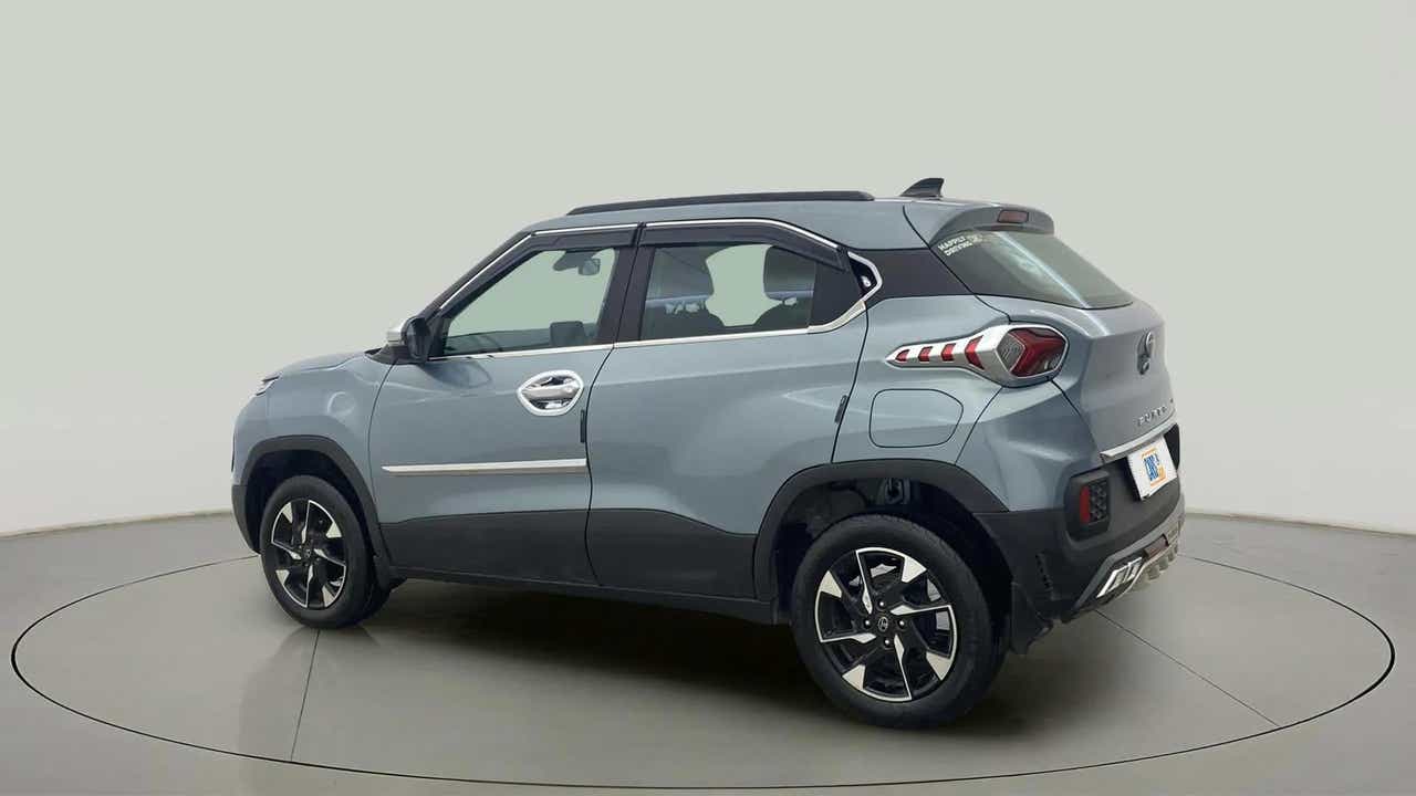 Rear three-quarter view of a Tata Punch