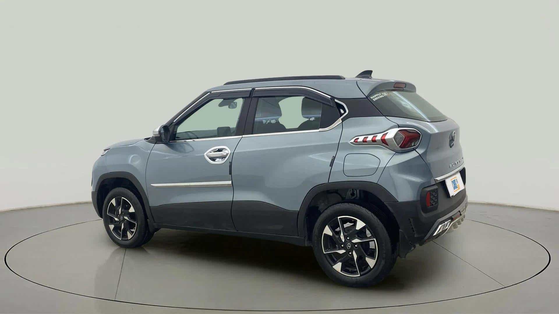 Rear three-quarter view of a Tata Punch