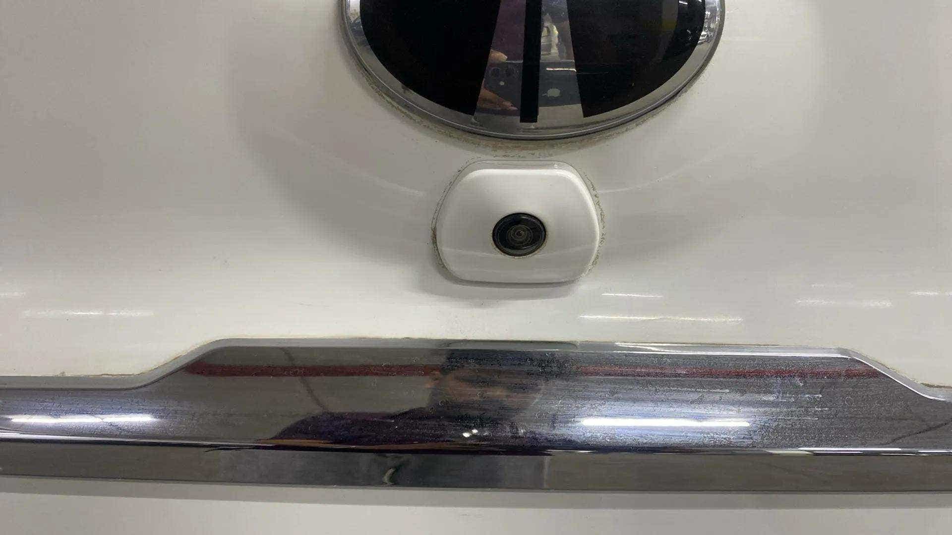 Rear camera close-up of a Tata Punch