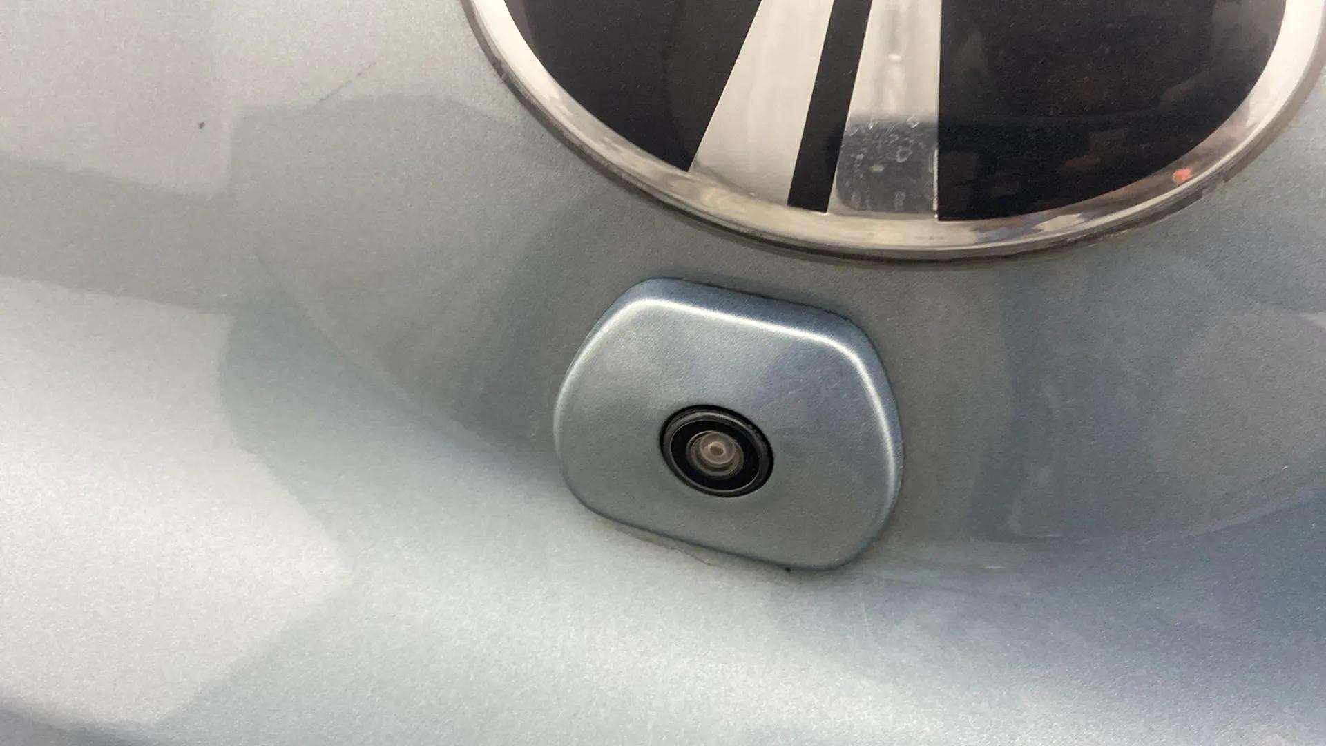 Rear camera close-up of a Tata Punch