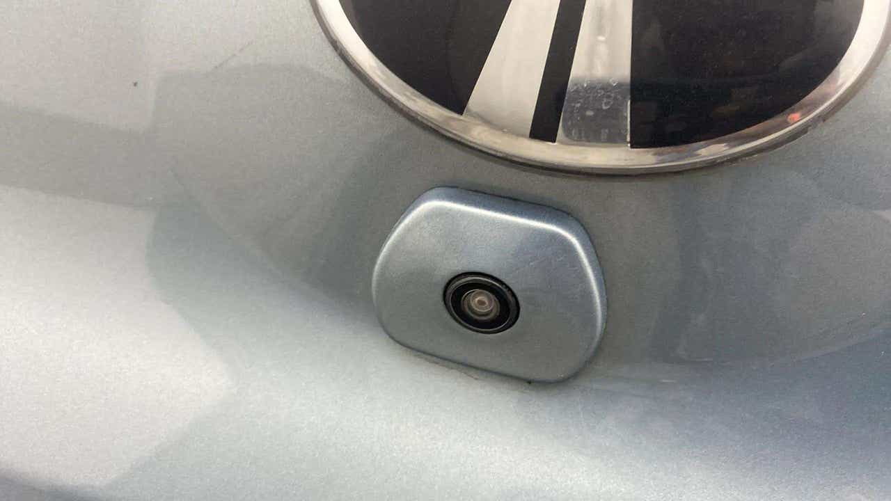 Rear camera close-up of a Tata Punch