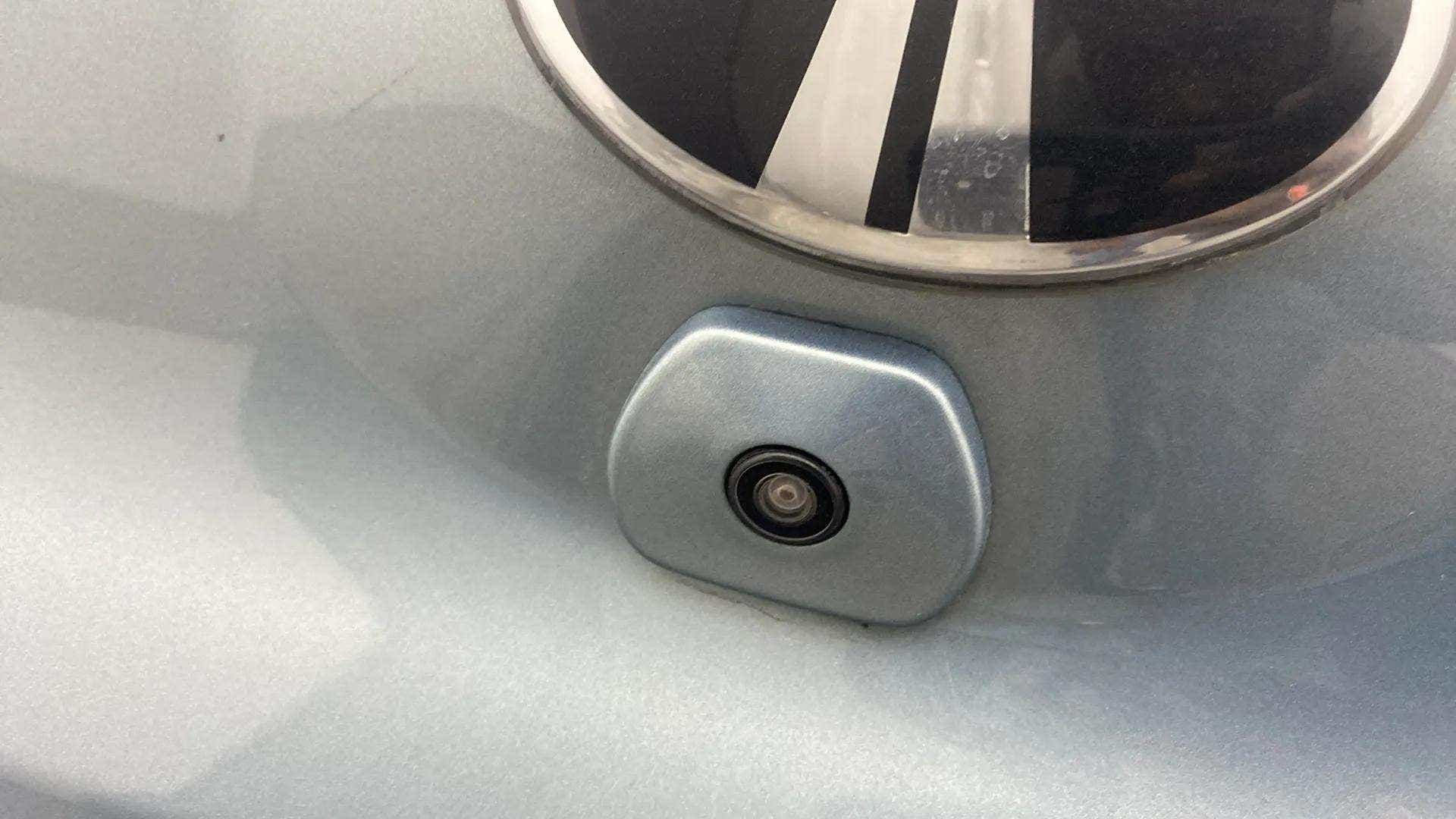 Rear camera close-up of a Tata Punch