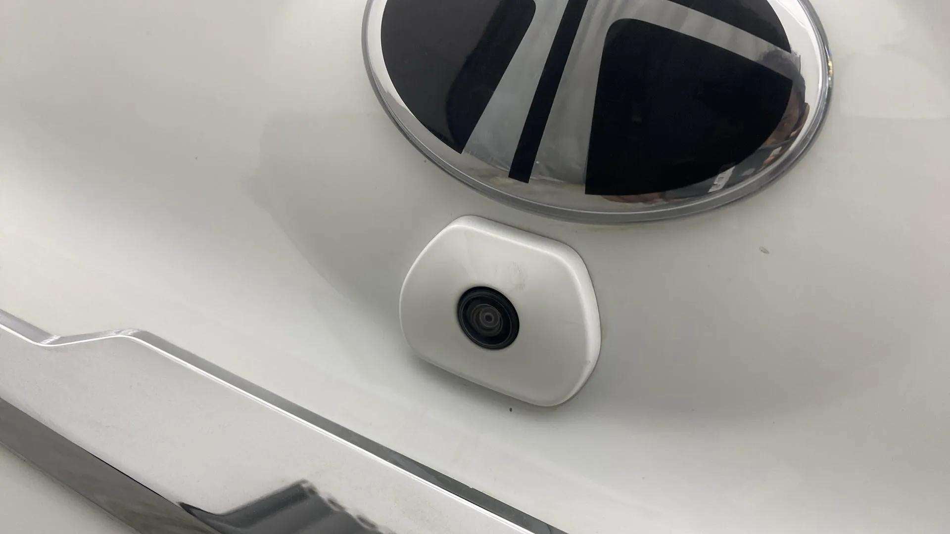Rear camera close-up of a Orcus White Tata Punch