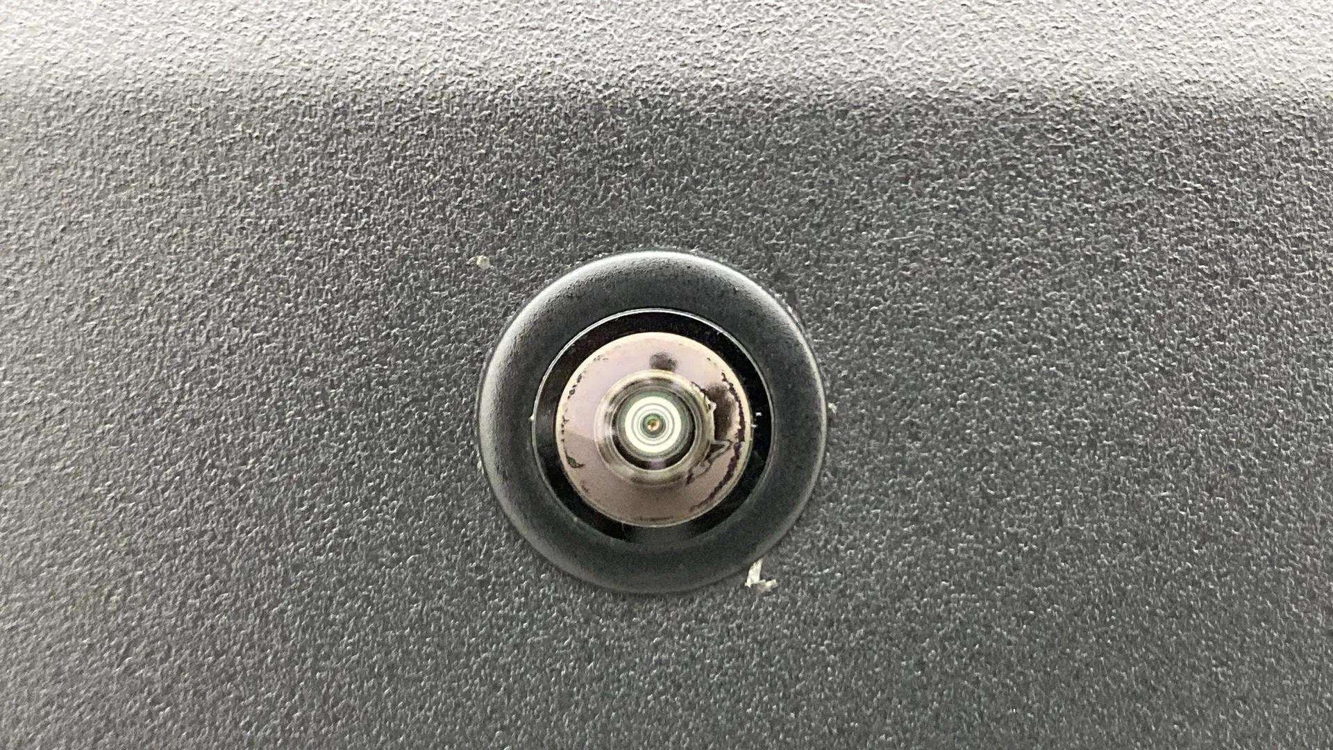 Close-up of a rear camera on a Tata Punch