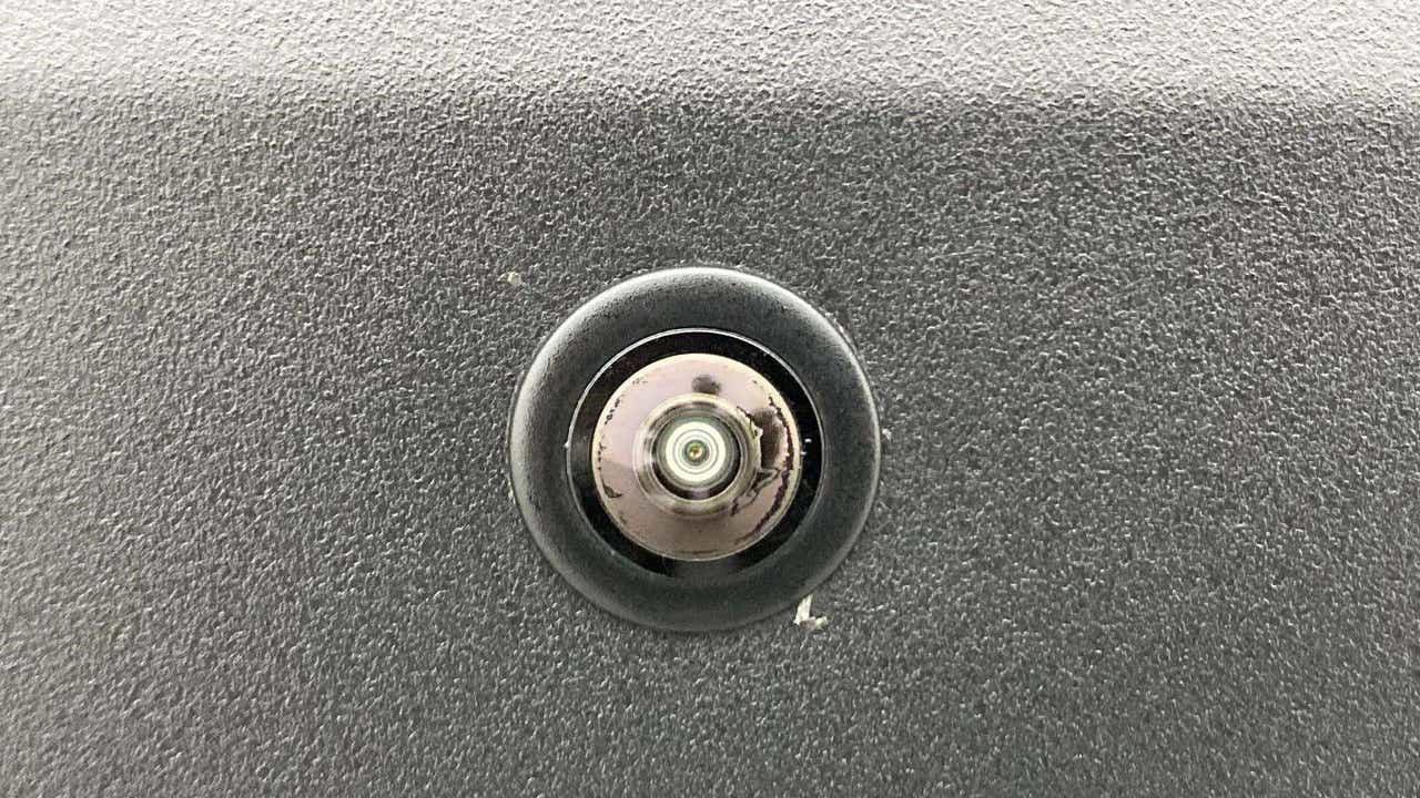 Close-up of a rear camera on a Tata Punch