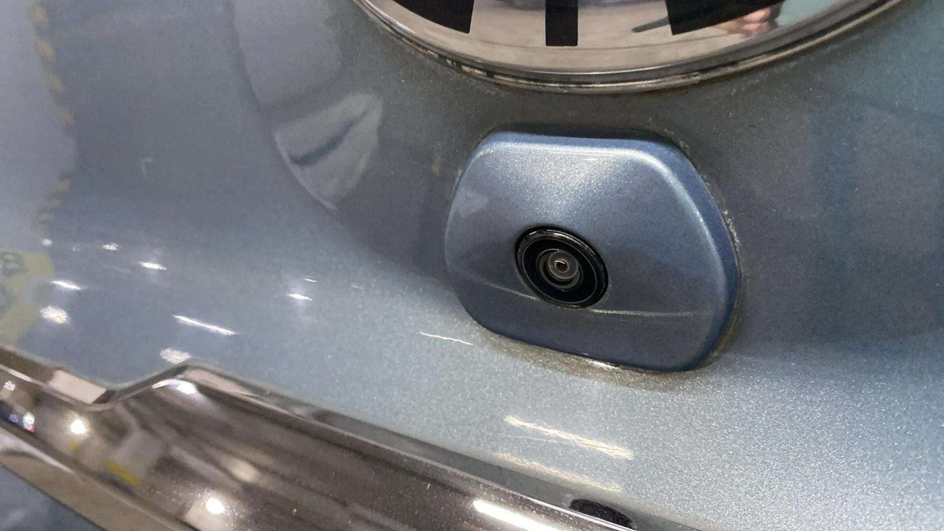 Reverse camera close-up of a Tata Punch