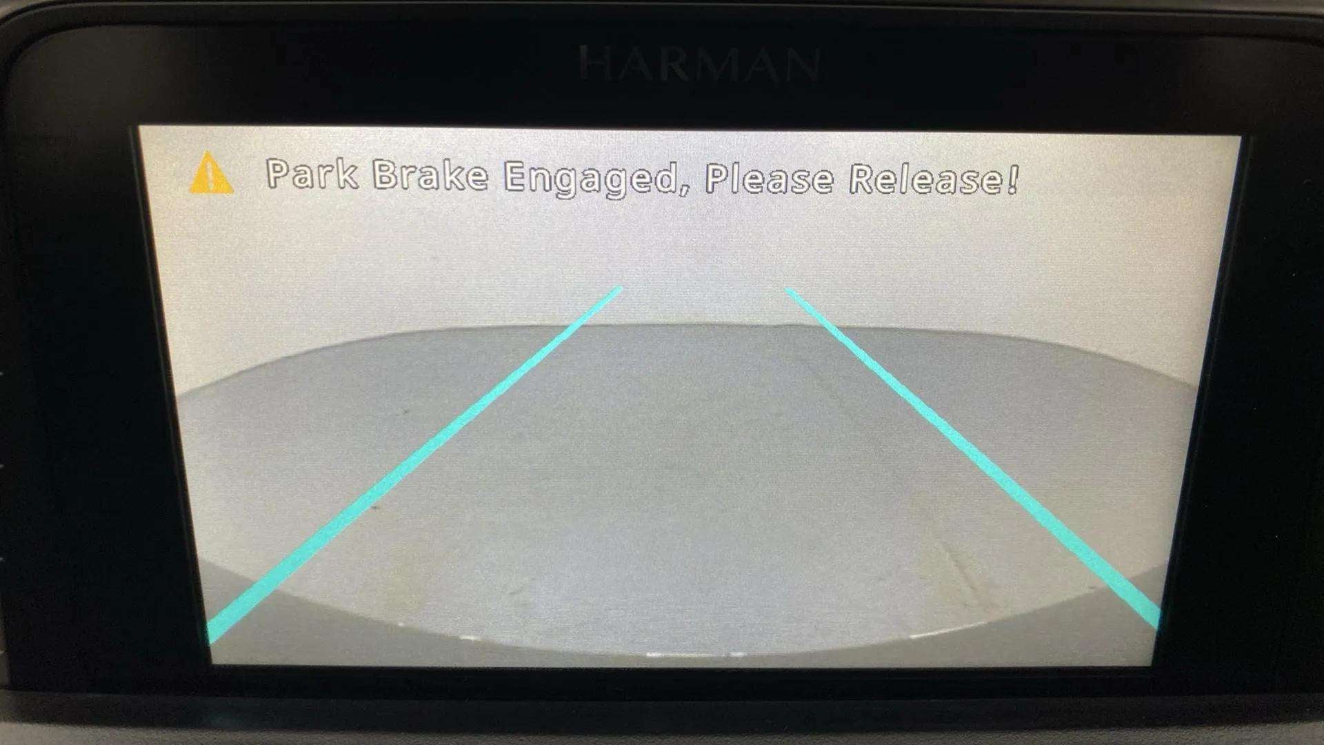 Reverse camera display of a Tata Punch