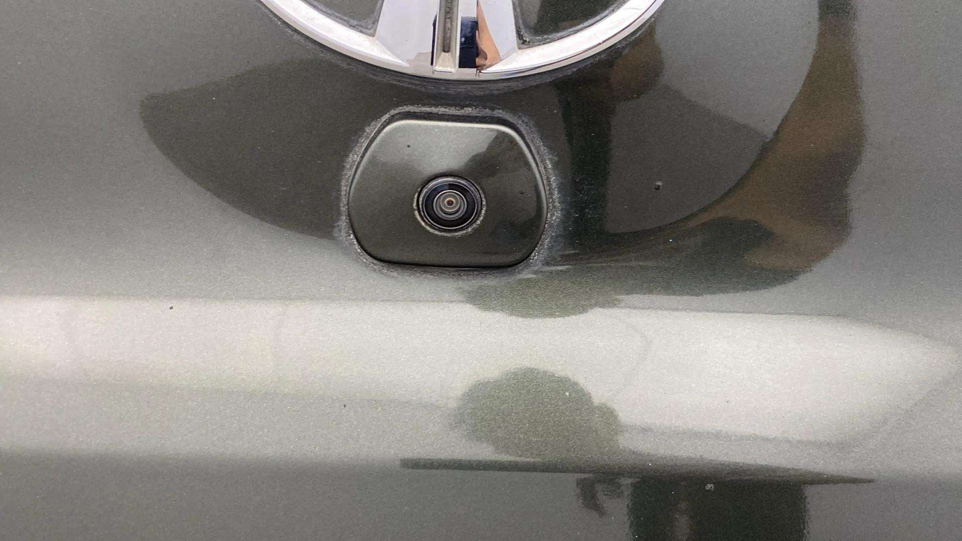 Reverse camera close-up of a Tata Punch