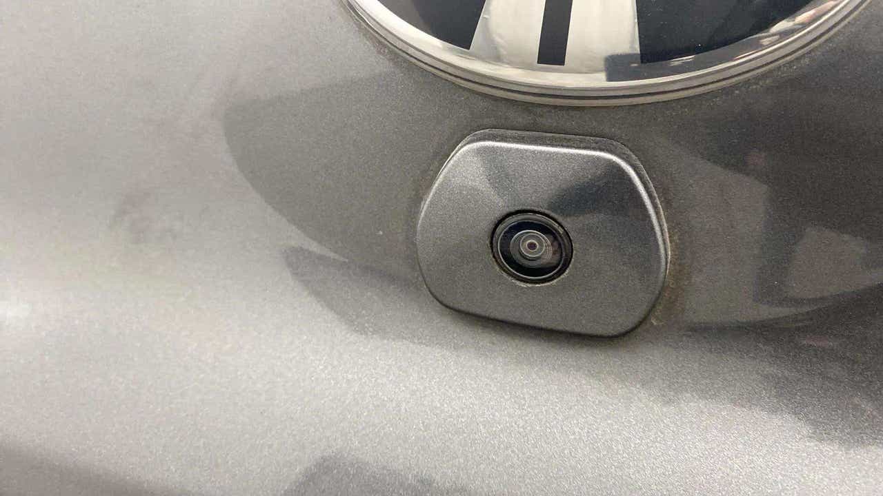 Close-up of a rear camera on a Tata Punch