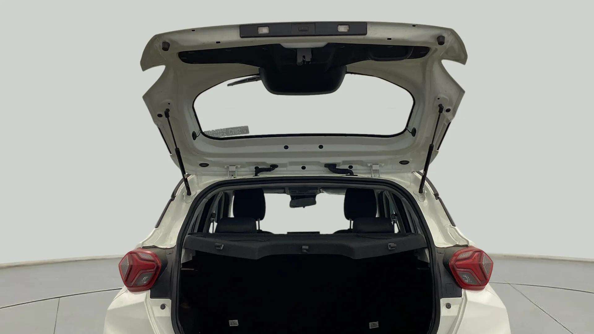 Boot space view of a Orcus White Tata Punch