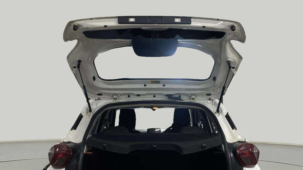 Boot view of a Orcus White Tata Punch