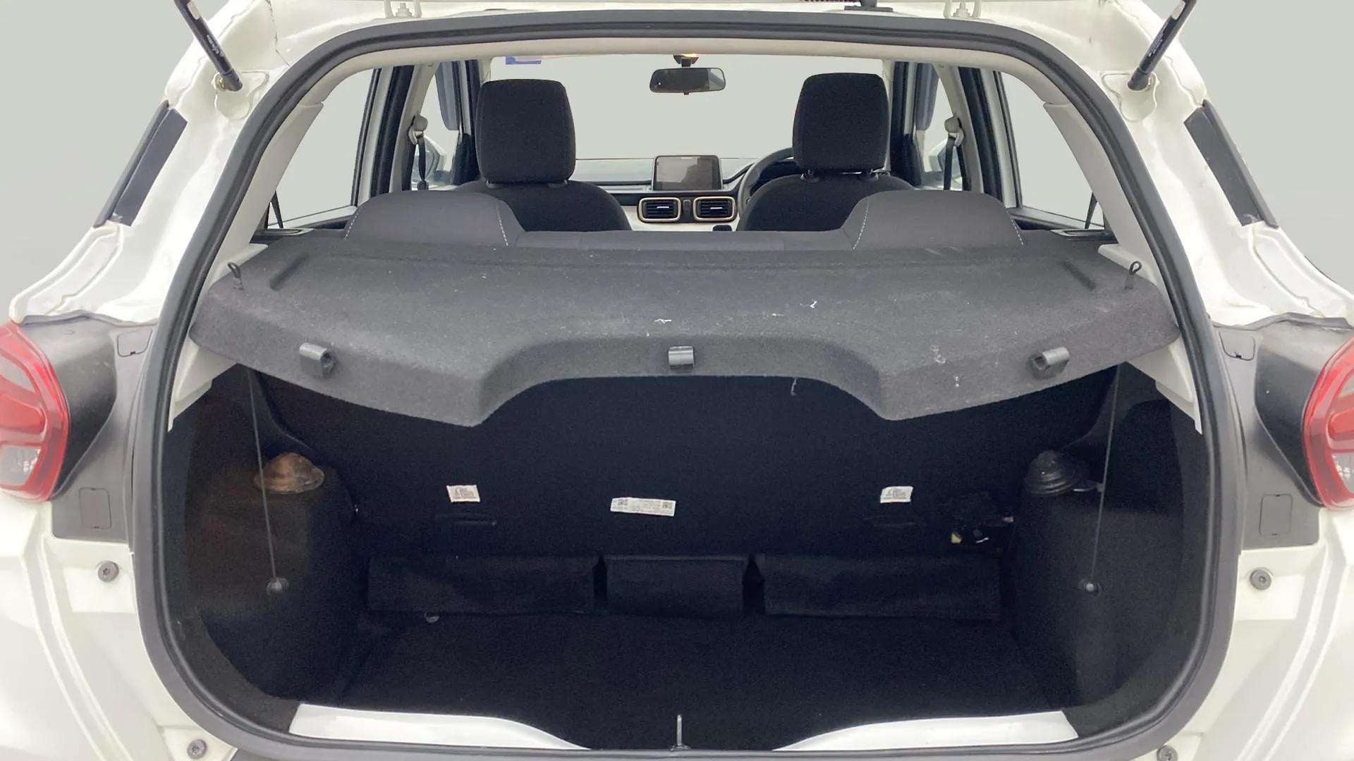 Boot space view of a Orcus White Tata Punch