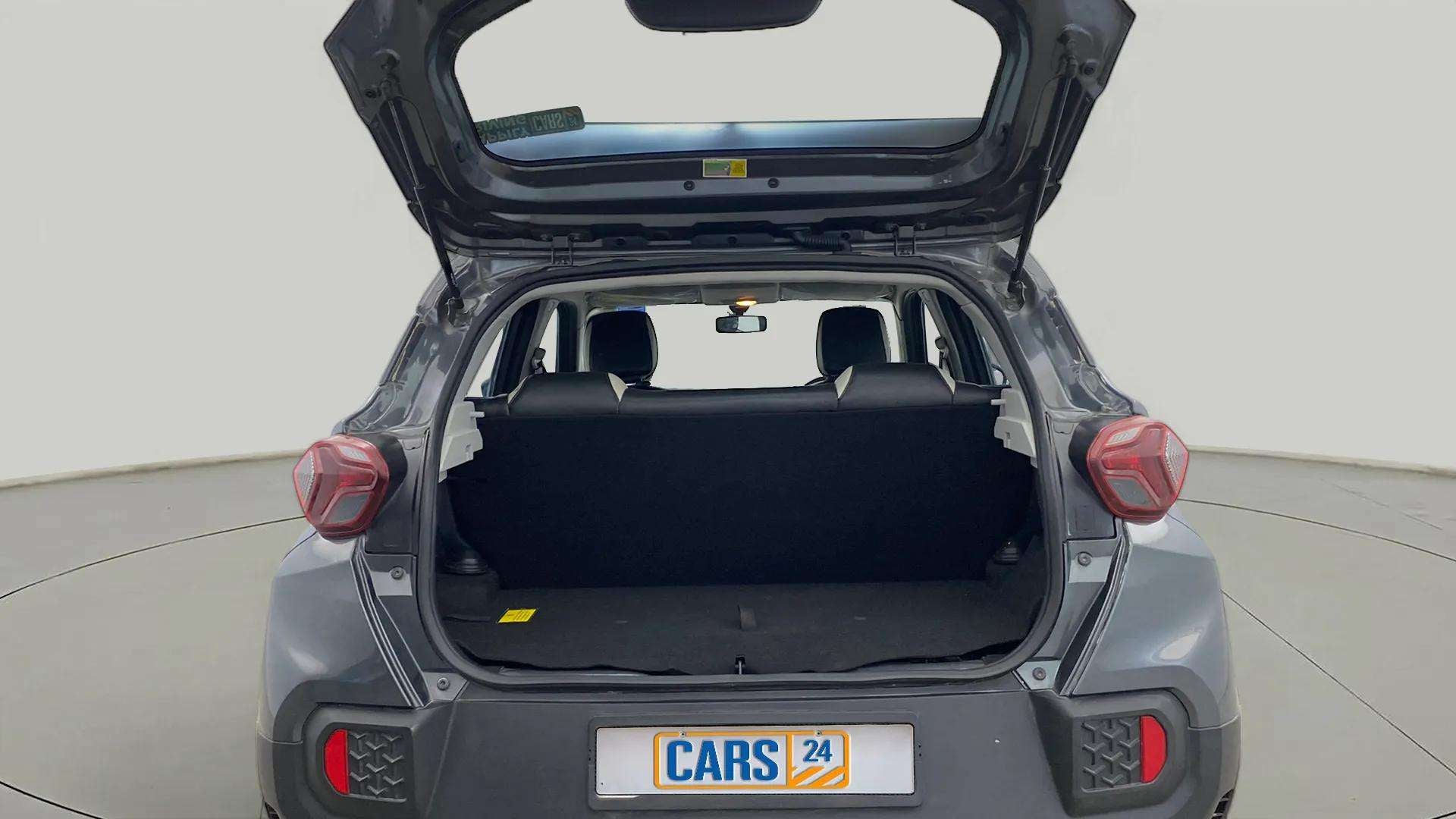 Rear boot space view of a Tata Punch