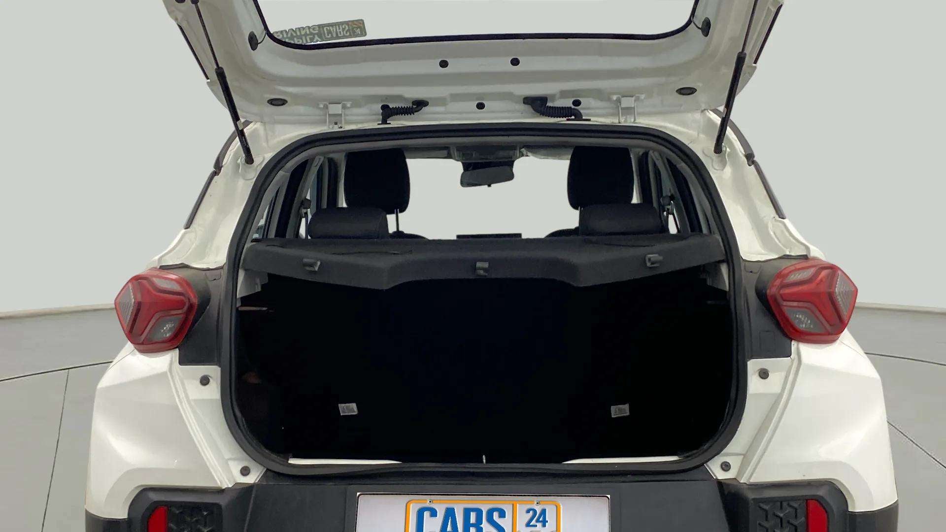 Boot view of a Orcus White Tata Punch