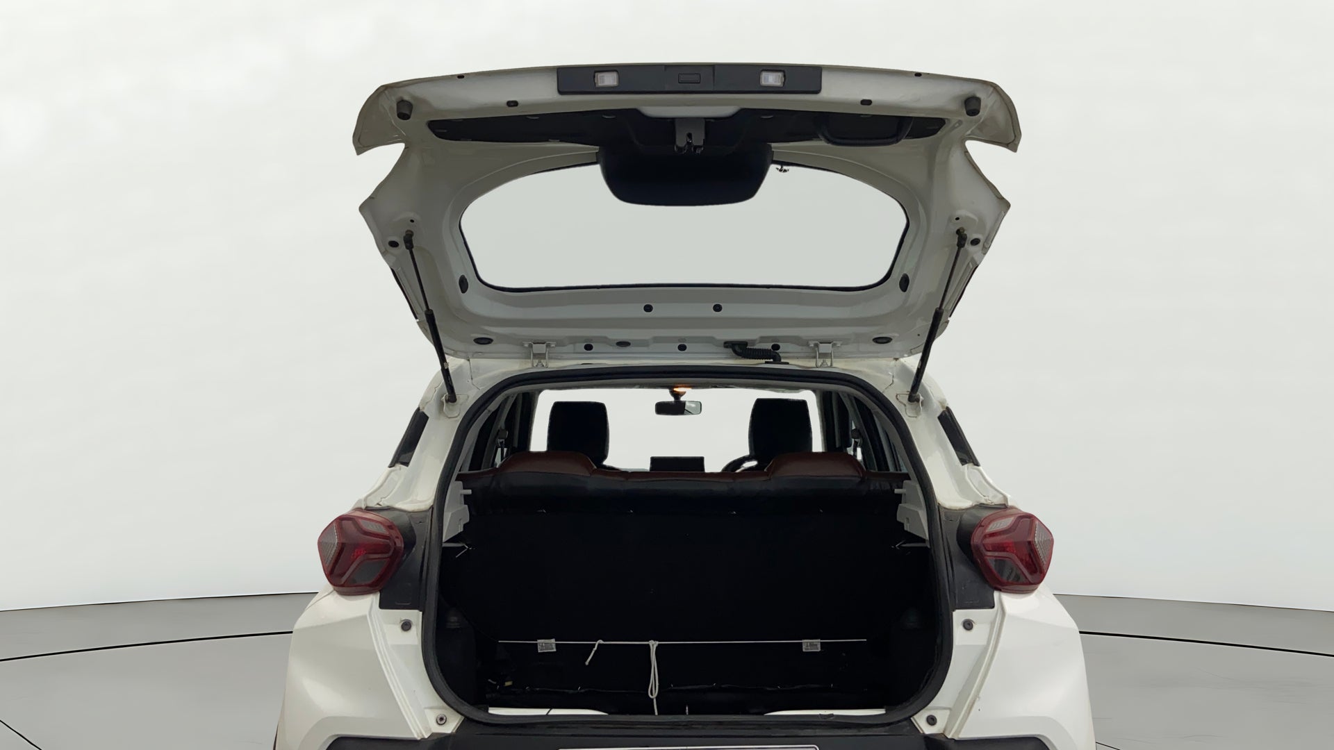 Boot space view of a Orcus White Tata Punch