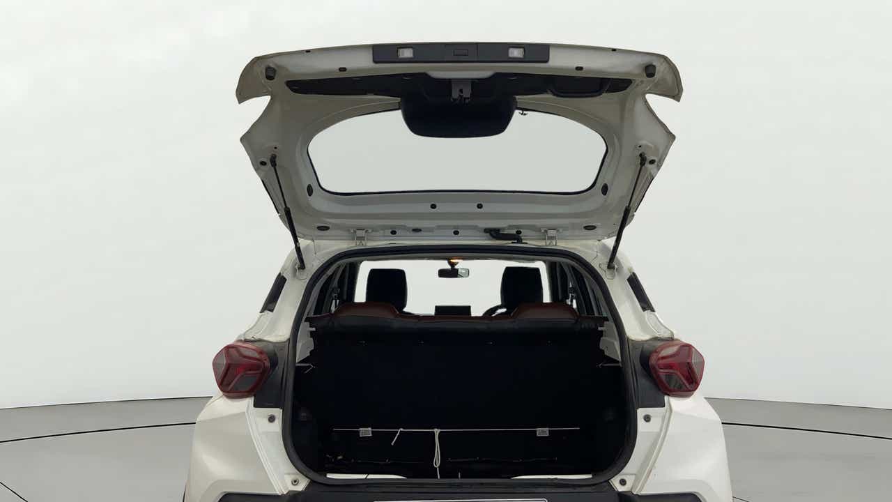 Boot space view of a Orcus White Tata Punch