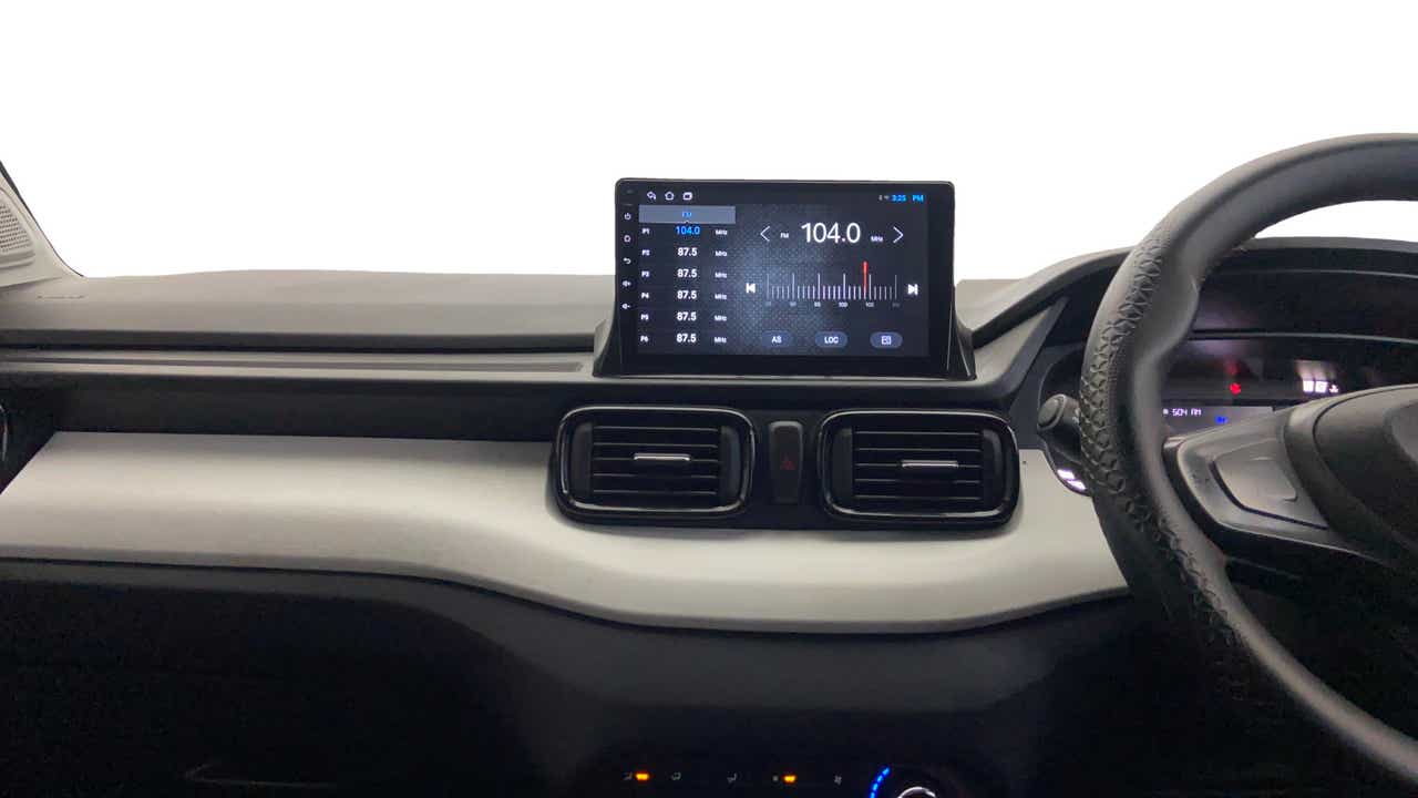 Dashboard view of a Tata Punch