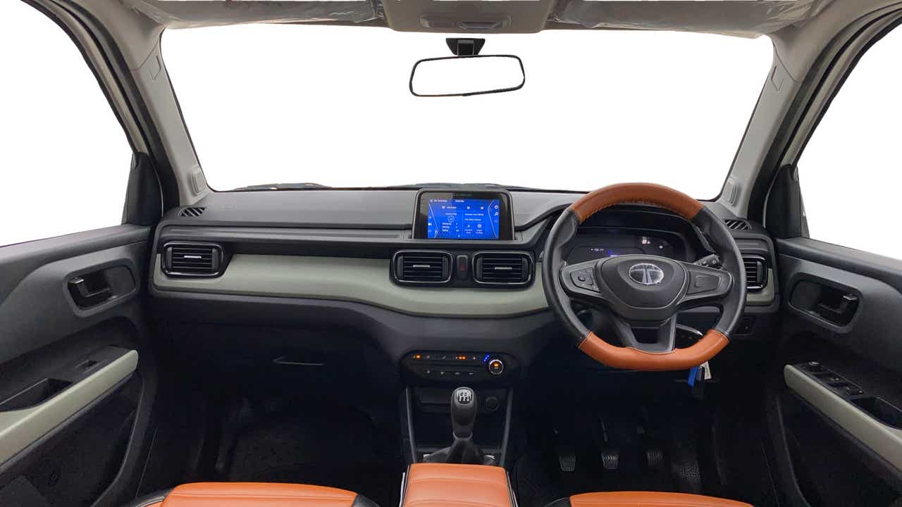 Interior dashboard view of a Tata Punch