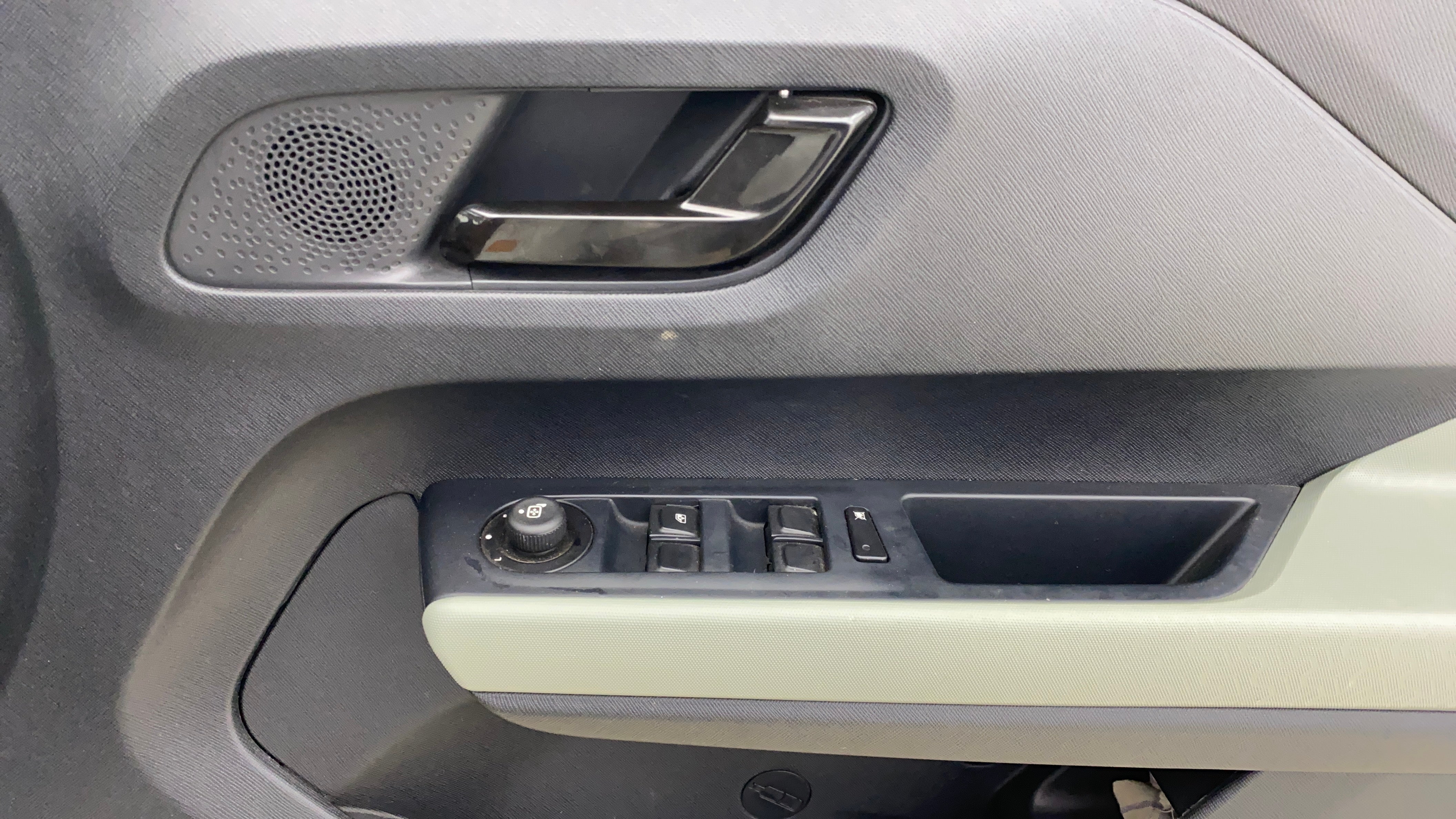 Driver side door controls of a Tata Punch