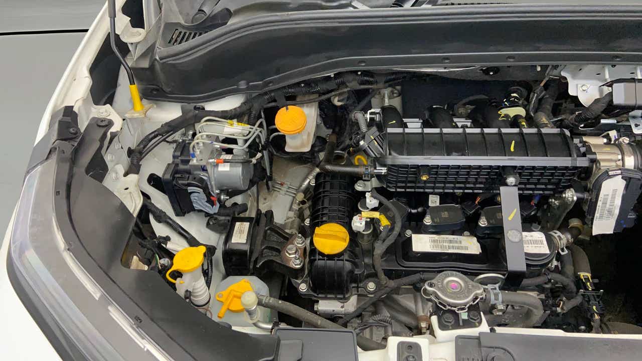 Engine bay view of a Tata Punch