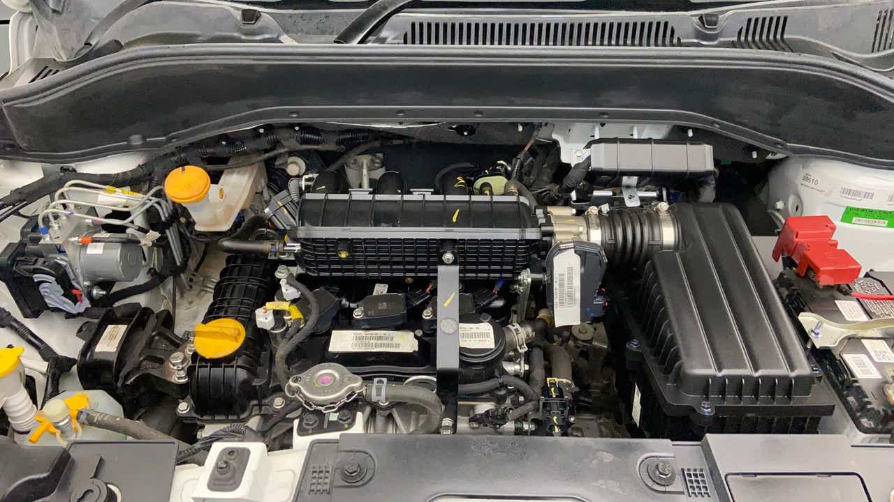 Engine bay of a Tata Punch