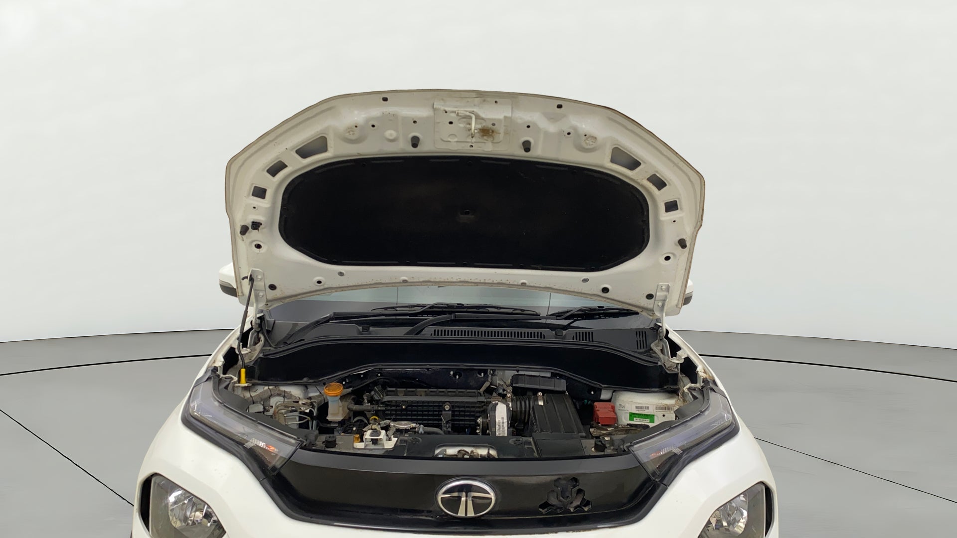 Engine bay view of a Tata Punch