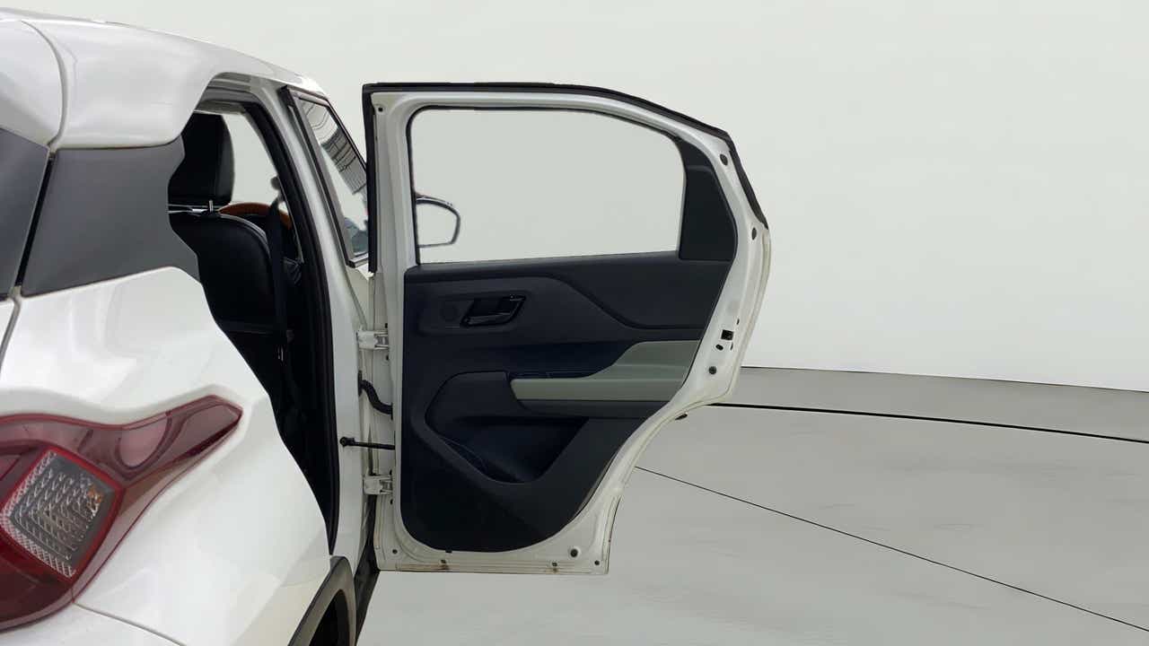 Rear left door interior of a Orcus White Tata Punch