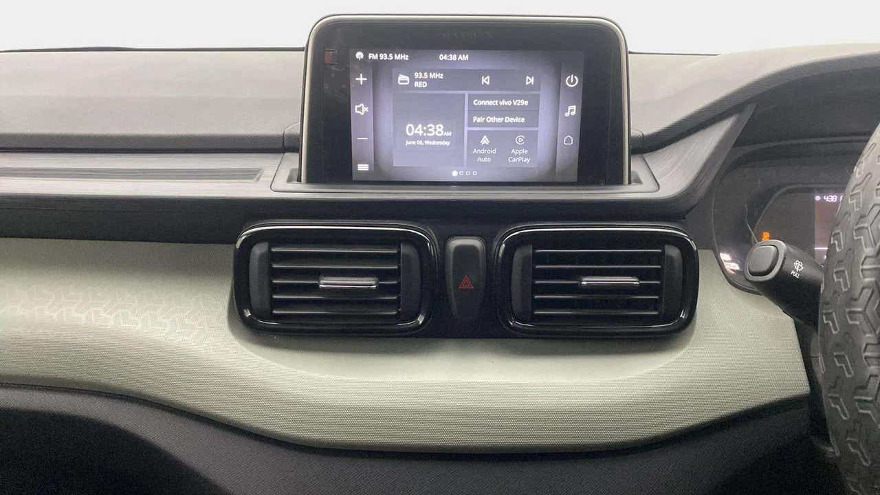 Dashboard infotainment system of a Tata Punch