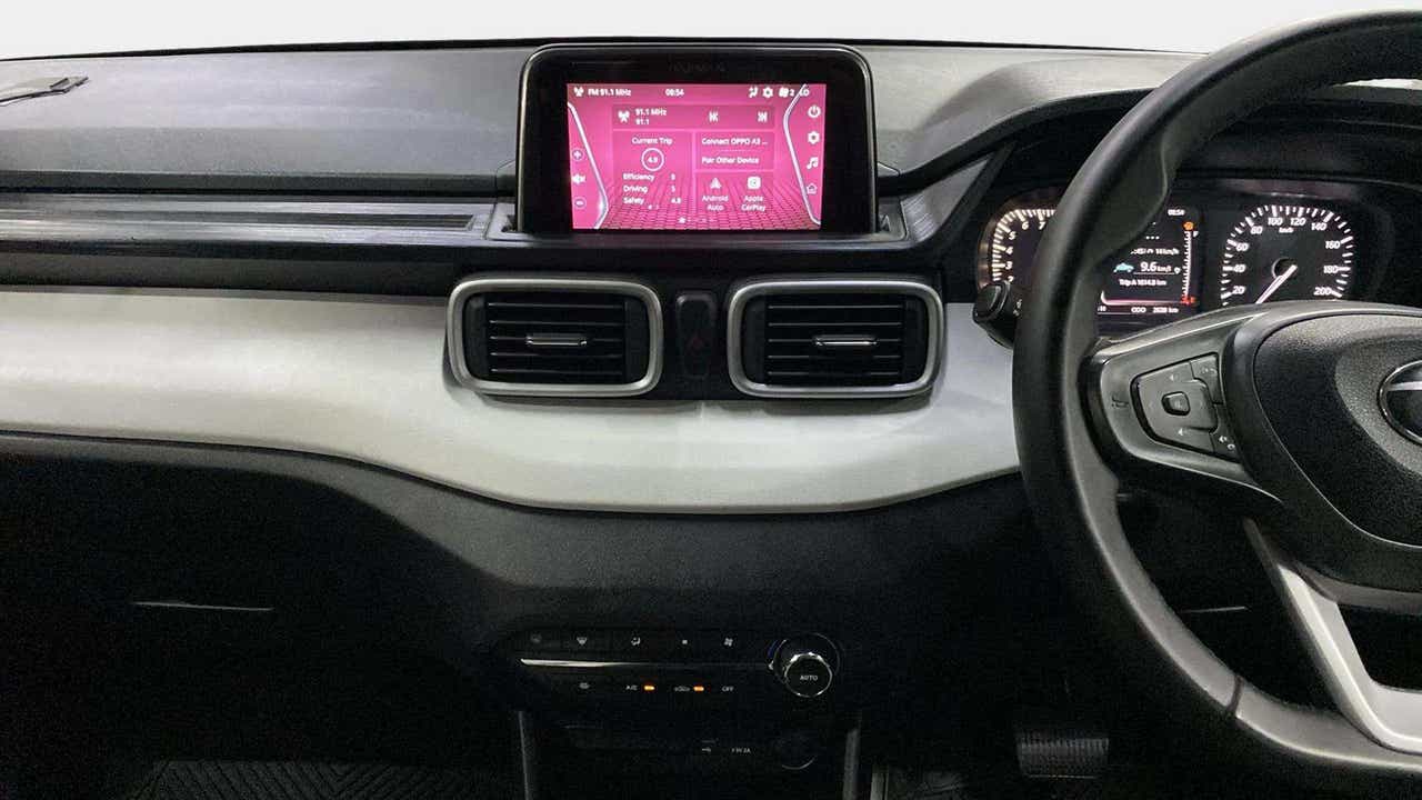 Dashboard view of a Tata Punch