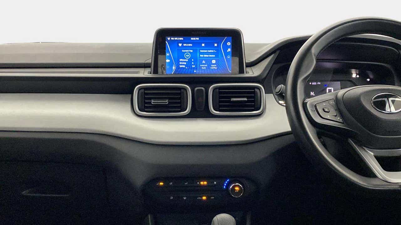 Dashboard view of a Tata Punch