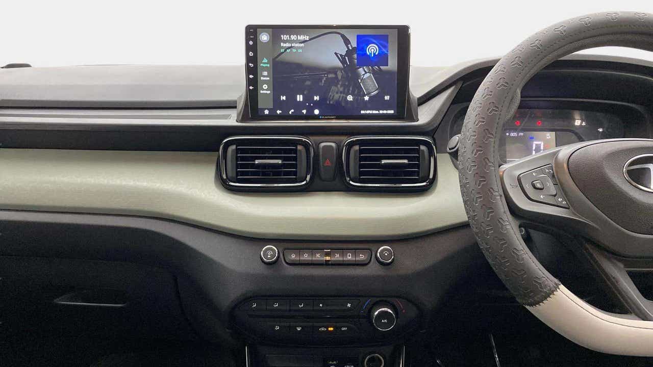 Dashboard view of a Tata Punch