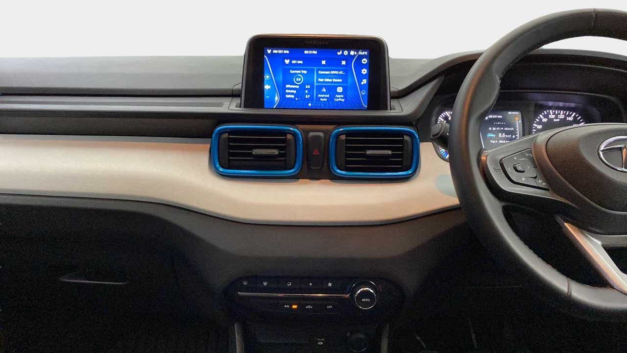 Dashboard view of a Tata Punch