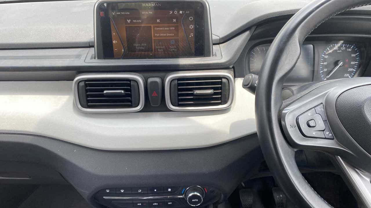 Interior dashboard of a Tata Punch