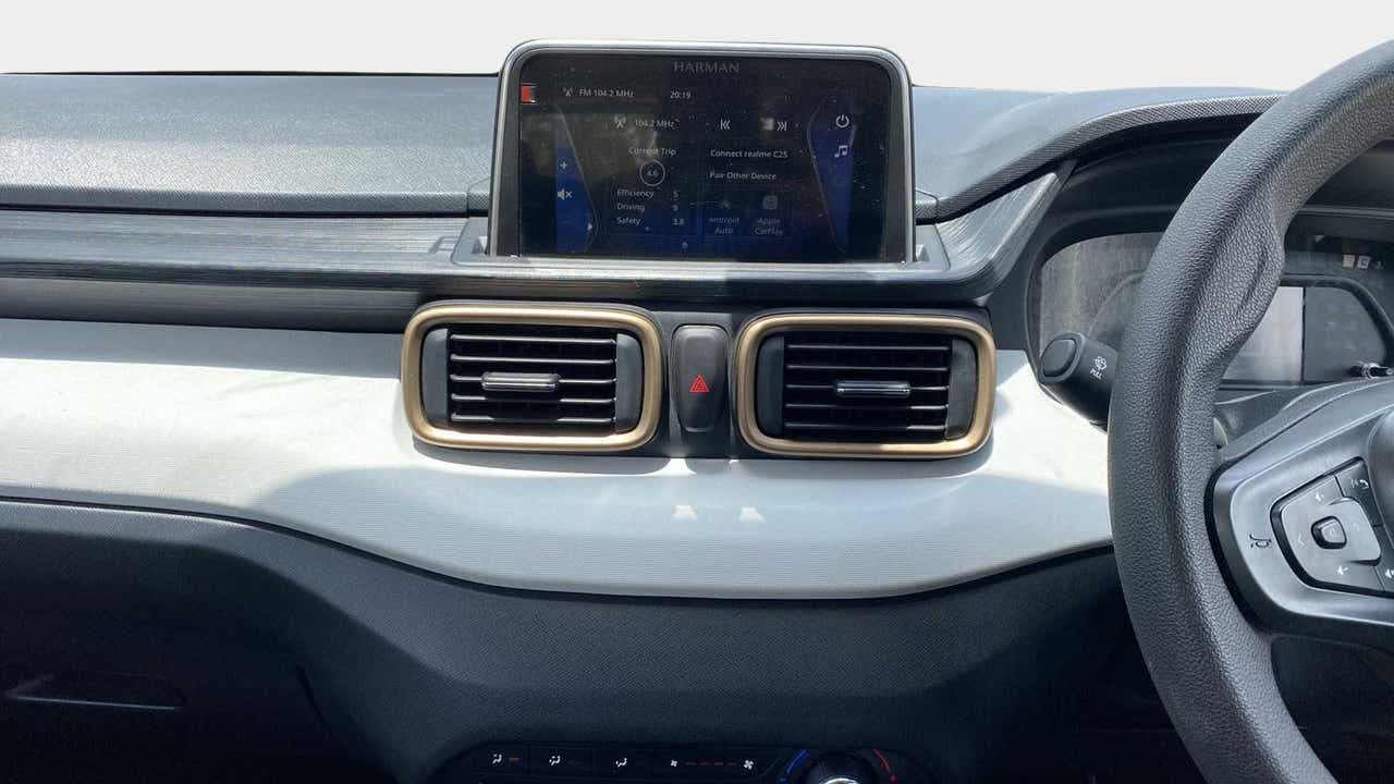 Dashboard view of a Tata Punch