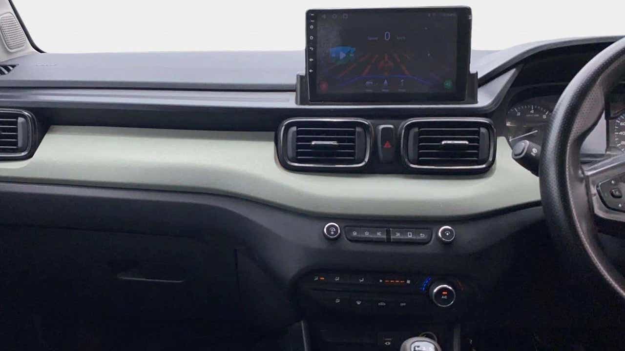 Interior dashboard view of a Tata Punch