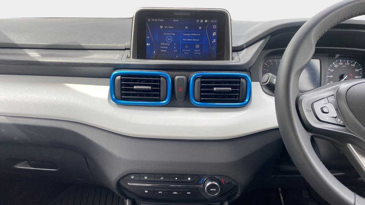 Dashboard view of a Tata Punch