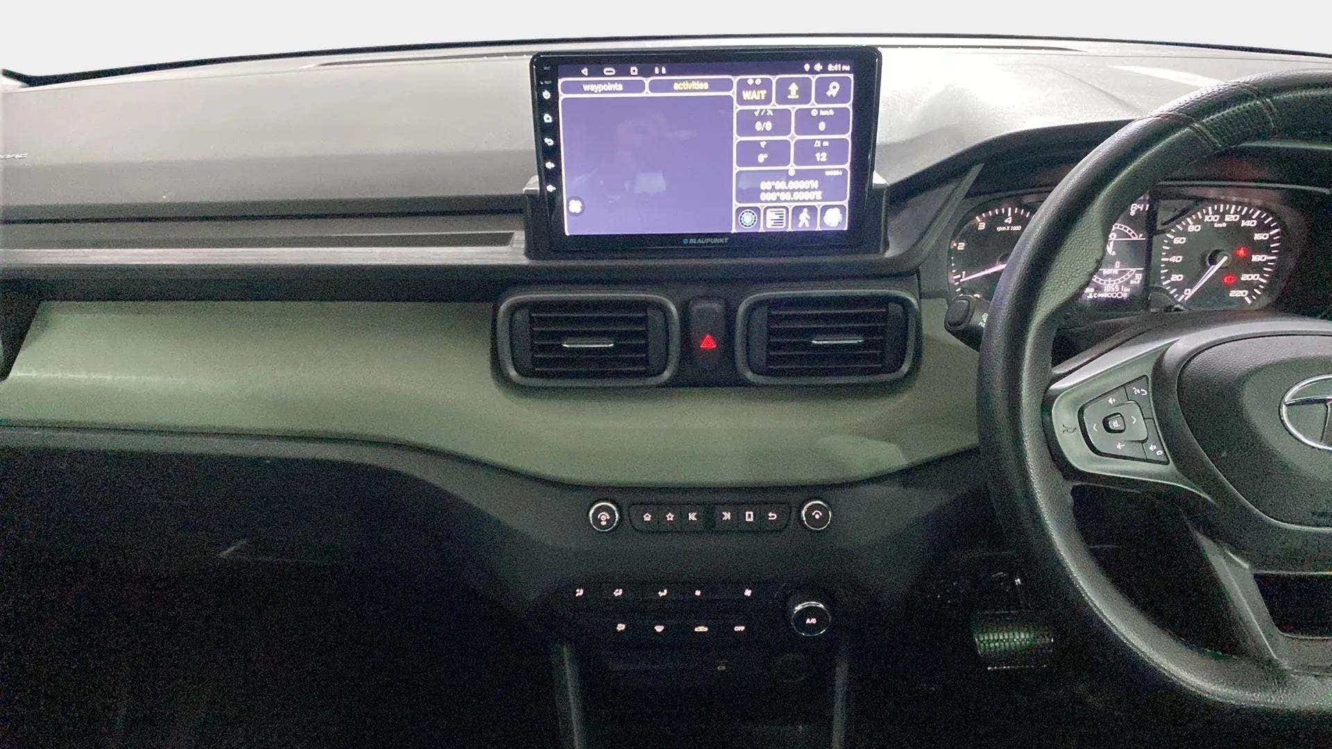 Dashboard view of a Tata Punch